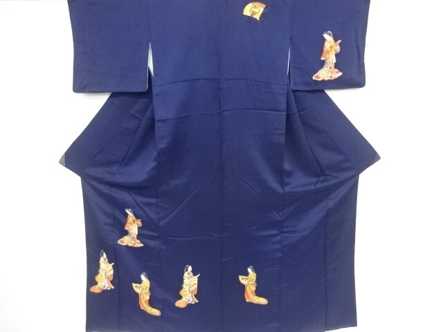 40450# Japanese Kimono / Antique Kimono / People In The Past