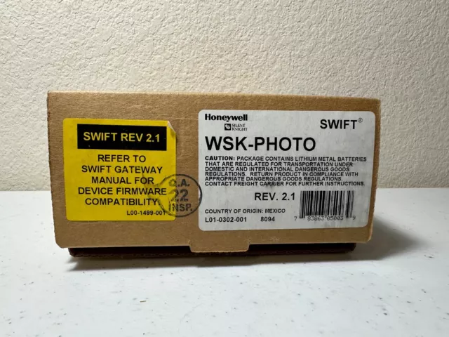 *NIB* *New* Silent Knight WSK-PHOTO Fire Alarm Swift Smoke Detector