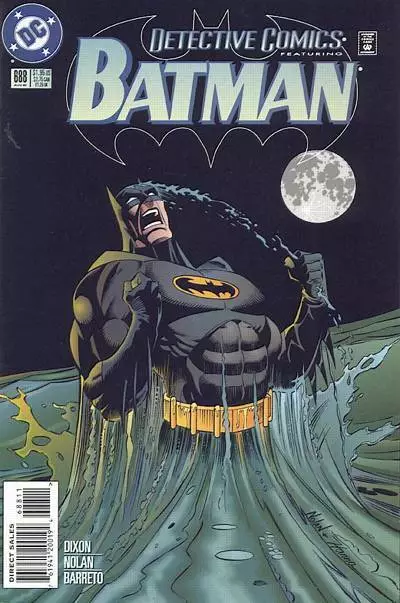 DETECTIVE COMICS #688 F/VF, Batman, Direct, DC 1995 Stock Image