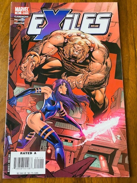 Exiles #91 Marvel Comics Psylocke Cover 2007 VF