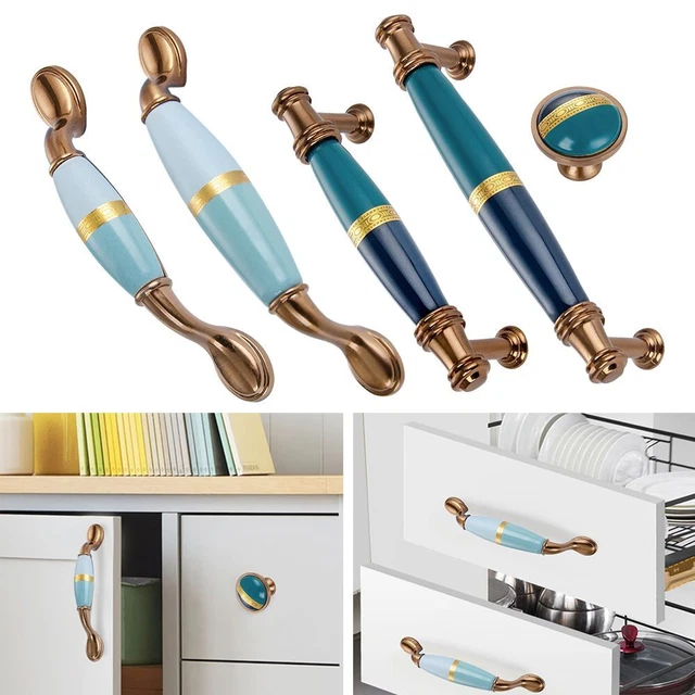Furniture Hardware Cupboard Wardrobe Cabinet Pulls Door Handle Drawer Knobs