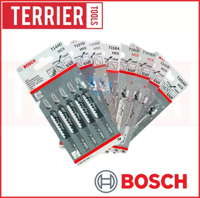 Bosch Jigsaw Blades 5s and 3s | Speed Cut | Down Cut | Metal | Aluminium | Clean