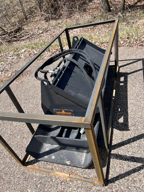 Land Honor Skid Steer Attachment 72" Vibratory Plate Compactor Kubota Bobcat CAT