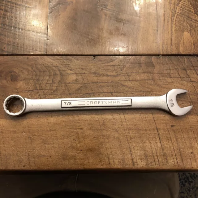 Craftsman 44703 7/8” Combination Wrench A-AJ 12 Point 12pt