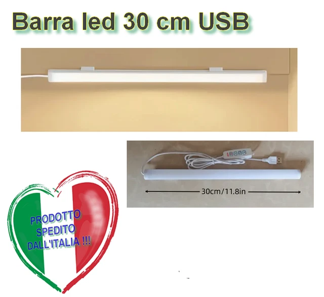 LED-T560CM - PLAFONIERE NEON E TUBI LED - - PLAFONIERA SOTTOPENSILE REGLETTA NEON LED 8W T5 60CM LUCE NATURALE CUCINA MENSOL - Foto 5