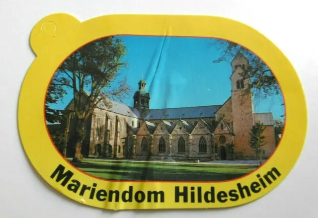Souvenir-Aufkleber Hildesheim Mariendom Hannover Niedersachsen 70er Oldtimer