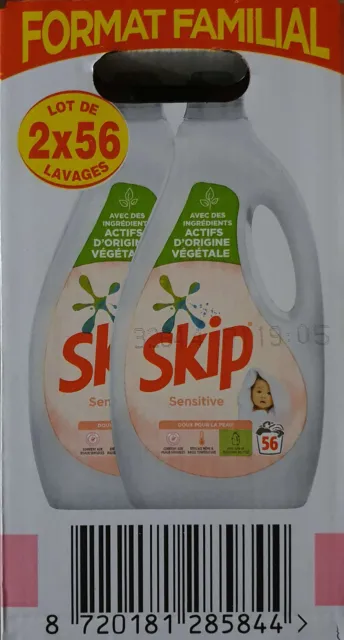 Lessive Skip Sensitive 37 lavages