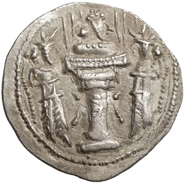 SASANIAN drachm Shahpur II ancient Greek Silver coins antike münzen griechische