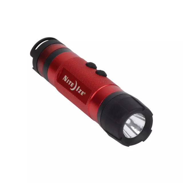 Nite Ize Radiant Mini Flashlight Torch Red 80 Lumens Uses 1 AA Battery