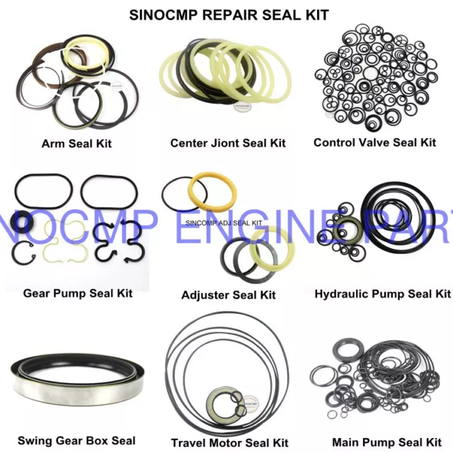 Arm Boom Bucket Seal Kit For Kobelco SK200-6 SK200LC-6 Excavator Repair Kit