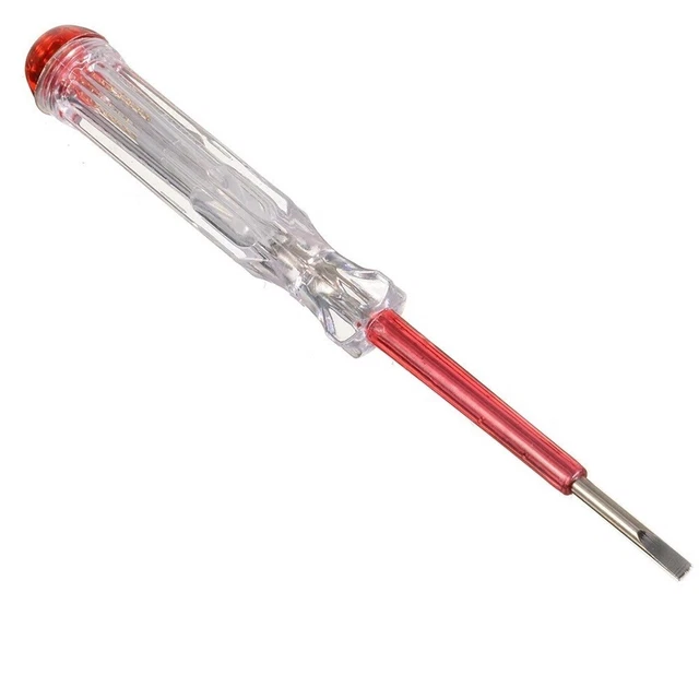 Prueba de circuito de larga duración destornillador 100V 500V probador de voltaje pluma