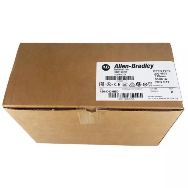 New Allen-Bradley 150-C43NBD SMC-3 Smart Motor Controller 150C43NBD