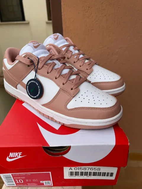 Nike Dunk Low Rose Whisper Originali - Rosa e Bianche N.42