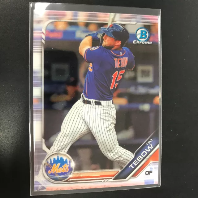 Tim Tebow 2019 Bowman Chrome Draft Base #BDC92 New York Mets H5
