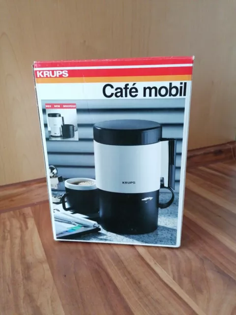 Krups Cafe mobil Tragbarer mini Filterkaffeemaschine. Ohne Tasse.