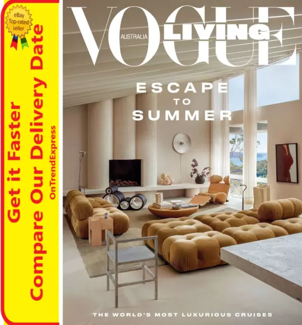 VOGUE LIVING MAGAZINE January February 2024 Escape To Summer EUR 10,64
