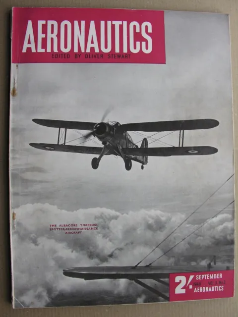 AERONAUTICS MAGAZINE September 1940 Fairey Albacore Schiphol Ypenburg Air Raids