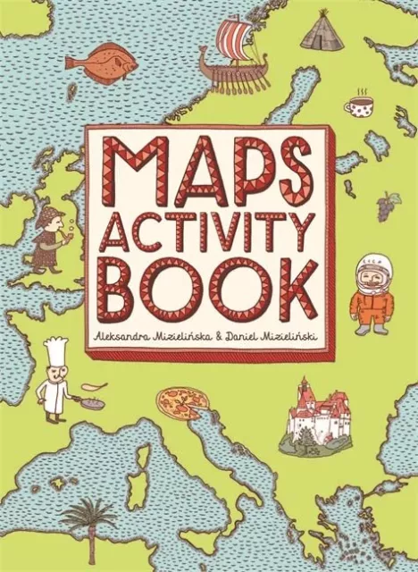 Maps Activity Book by Daniel Mizielinski Book The Cheap Fast Free Post