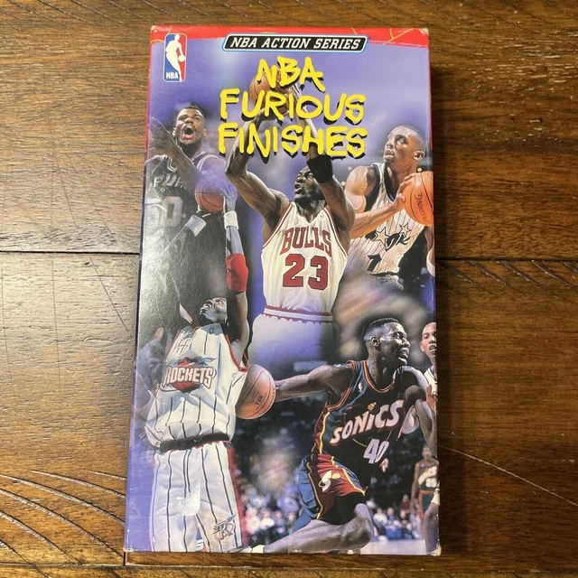 NBA FURIOUS FINISHES (VHS, 1996) MJ Jordan Kemp Penny VHS £8.28