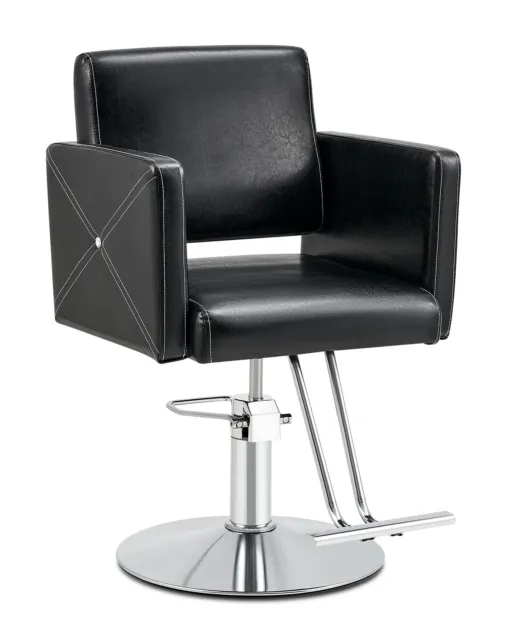 Salon Chair for Hair Stylist with 360° Swivel 15cm Adjustable Height 150kg Cap
