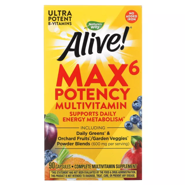 Nature's Way Natur Multivitamin Mit Omega 3/6/9 90 Veg Kapseln