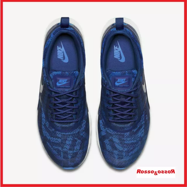 Scarpe NIKE AIR Max Thea  Blu da Donna Ragazza da Ginnastica Bianche running