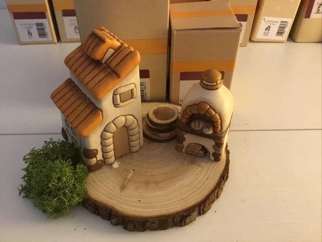 THUN PRESEPE CLASSICO: Casa  e Forno Con Pane NUOVI !!!