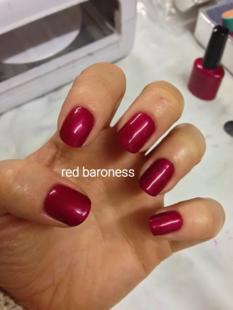 CND Gel Lack UV Nagellack Top Led Red Baroness New Qalität Shellac Off Nail