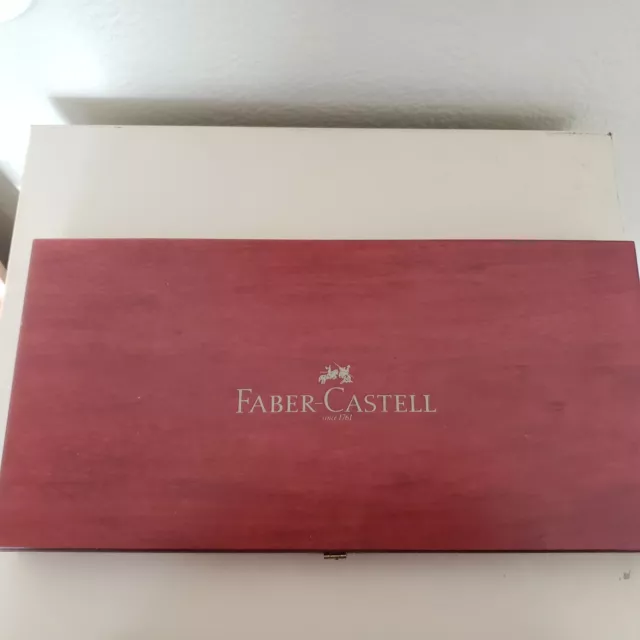 Vintage Faber Castell Wooden Artists Box.