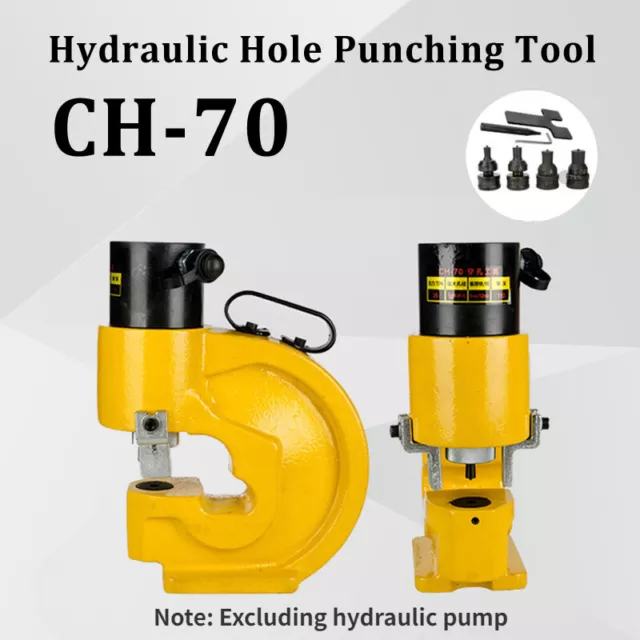 CH-70 35T New Smooth Iron Hydraulic Hole Punching Tool Hole Digger Force Puncher