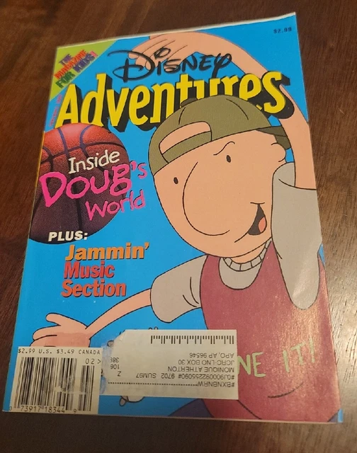 Vintage Disney Adventures Magazine February 1997 Inside Dougs World Music