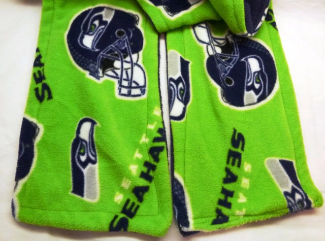 Seattle Seahawks-NFL Football-Fleece Scarf, 59” x 63.5” Warm & Cozy