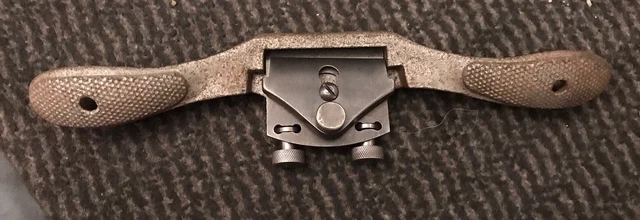 Stanley Spoke Shave Adjustable Flat Sole - Vintage Old Tool