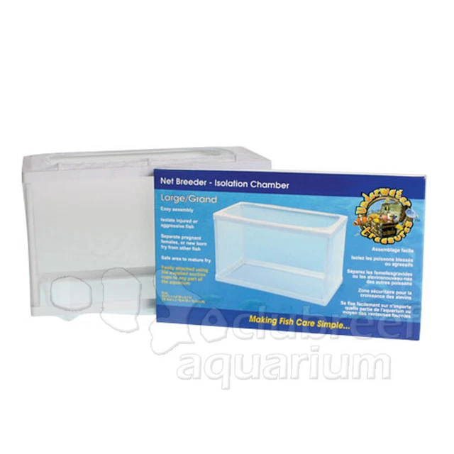 Aquarium Fish Net Cage Isolation/Breeding Chamber/Breeder UT 10"