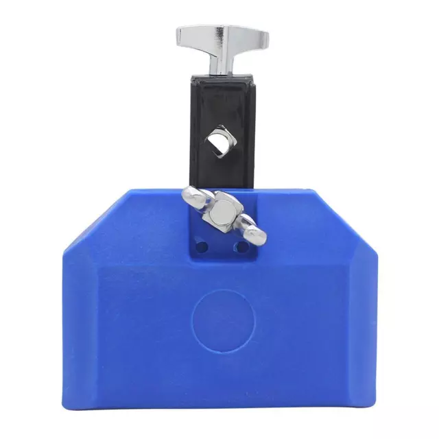 High Pitched Durable Plastic Cow Bell Percussion Instruments Blue