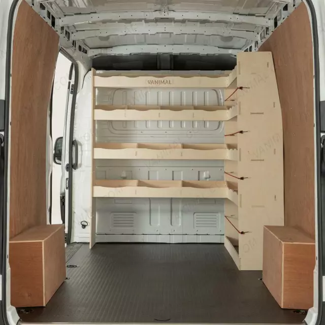 Maxus Deliver 9 LWB L2 2020- Bulkhead/Front L-Shape Racking (RH L-Rack)