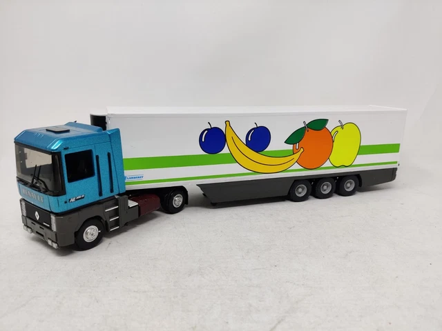 lkw renault ae 500 magnum lamberet kühlanhänger - eligor