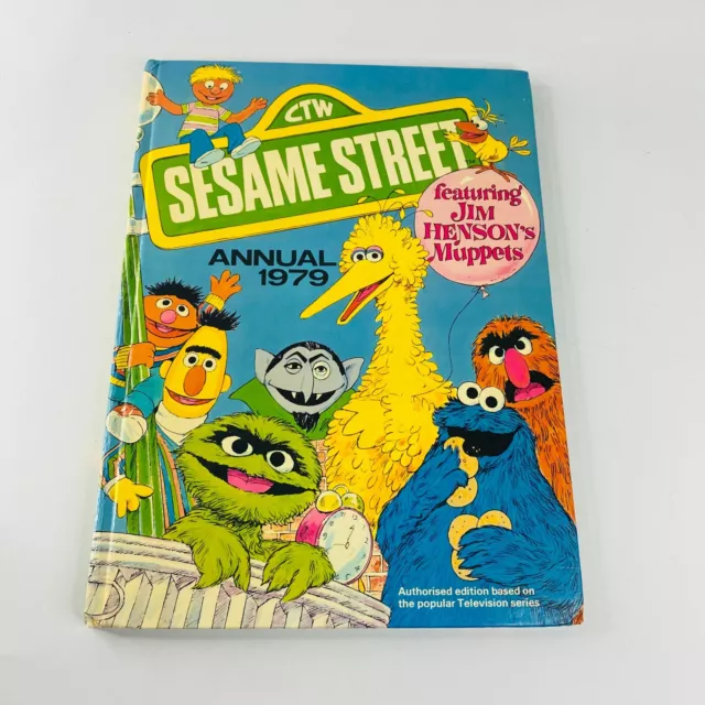 Sesame Street Annual 1979 - Hardcover - Vintage - Rare