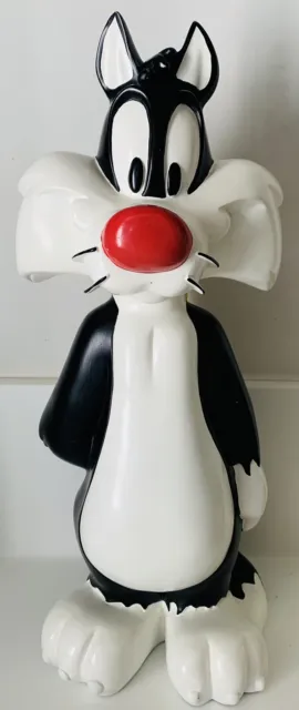 Rare Warner Bros Looney Tunes Sylvester & Tweety Pie  Figurine 1998 35cm