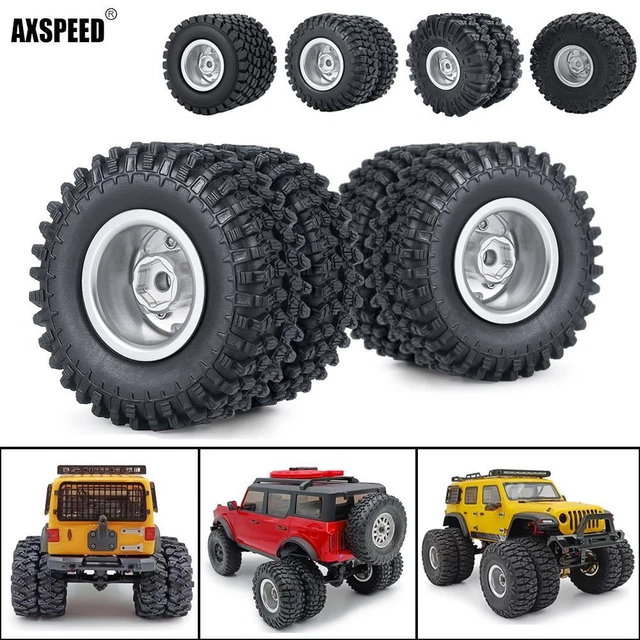 AXspeed 1,0 Zoll RC Crawler Felgen – Beadlock Design Aus Metall Für TRX4M & SCX24