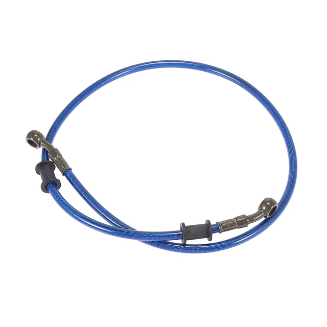 90cm 35.43" Moto Tressé Frein Embrayage Huile Durites Ligne Bleu