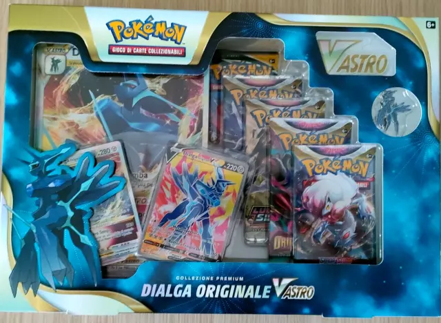 Pokèmon Collezione Premium Dialga Palkia Originale V-Astro