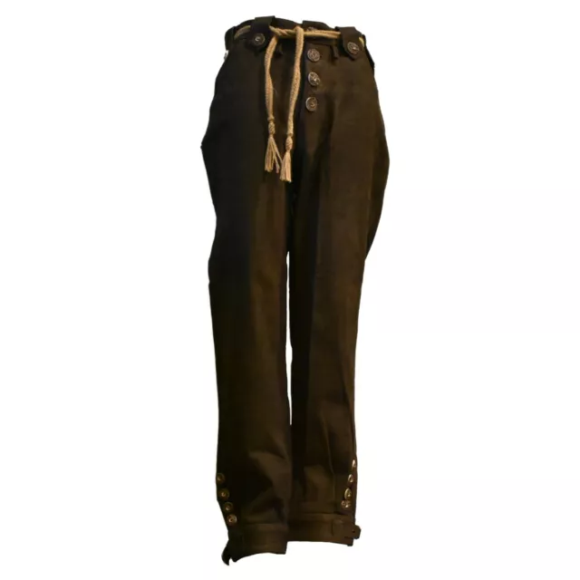 Trachtenlederhose, dunkelbraun Lederhose Herren Oktoberfest
