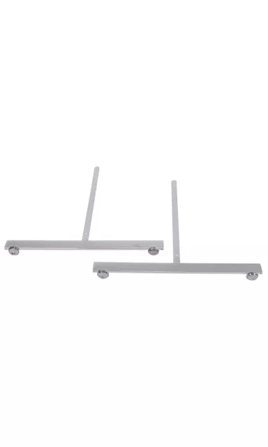 Chrome 4 Legs Only Gridwall Grid Wall Display Metal  24” x 24" 2 Pairs