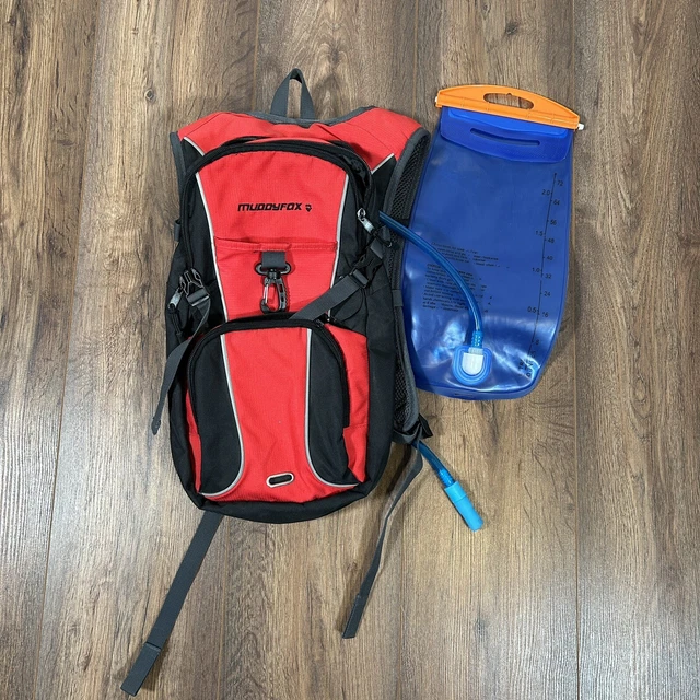 MUDDYFOX HYDRATION BAG Pack Backpack 2L Red Black 9.99 PicClick UK