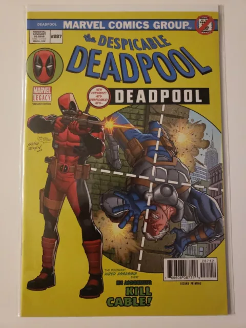 The Despicable Deadpool #287 2nd Print Marvel 2018 NM