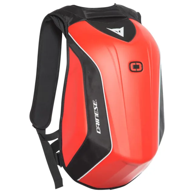 DAINESE D-MACH 22 Litre Rucksack Bag Backpack Hard Case Luggage FLUO-RED