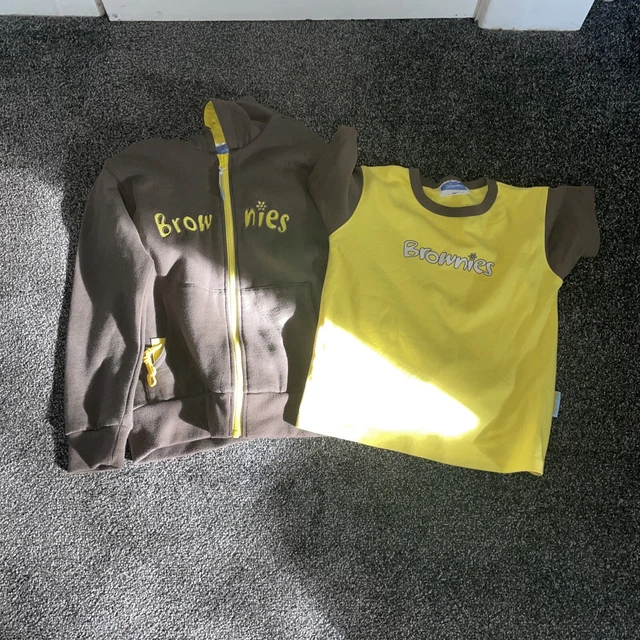 T-shirt brownies e giacca con cappuccio taglia 26/28 ragazze