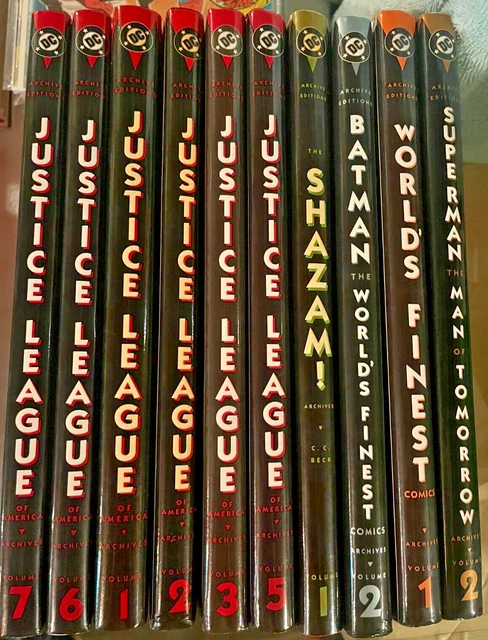 Pick 2 for $44 DC Archive Shazam Superman Man Tomorrow World's Finest Batman JLA