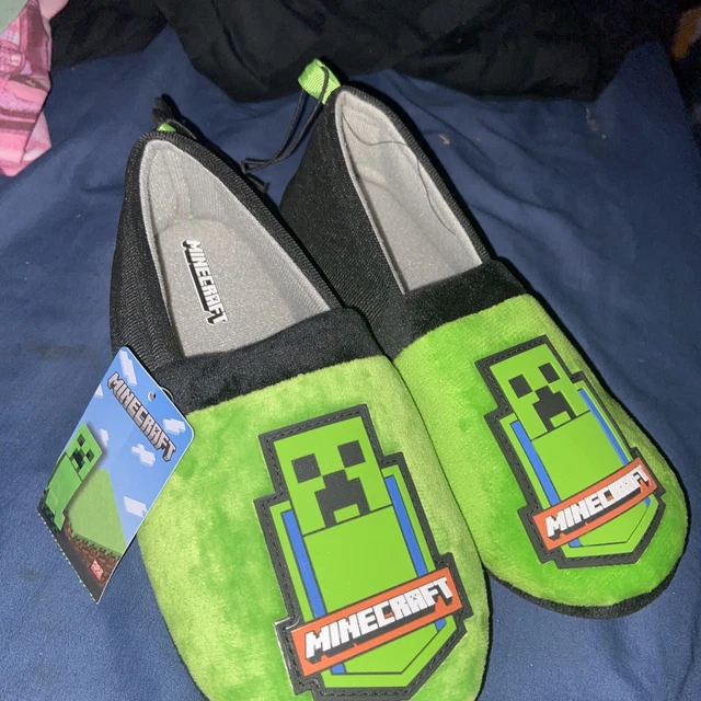 Minecraft slippers size 2025 5
